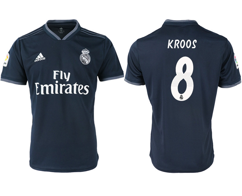 2018 19 Real Madrid 8 KROOS Away Thailand Soccer Jersey