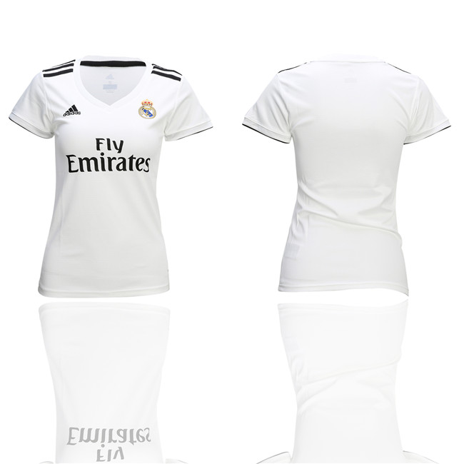 2018 19 Real Madrid Home Women Soccer Jersey