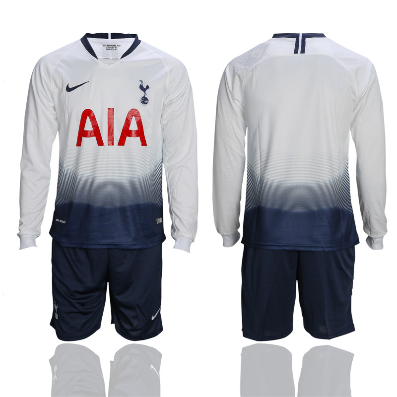 2018 19 Tottenham Hotspur Home Long Sleeve Soccer Jersey