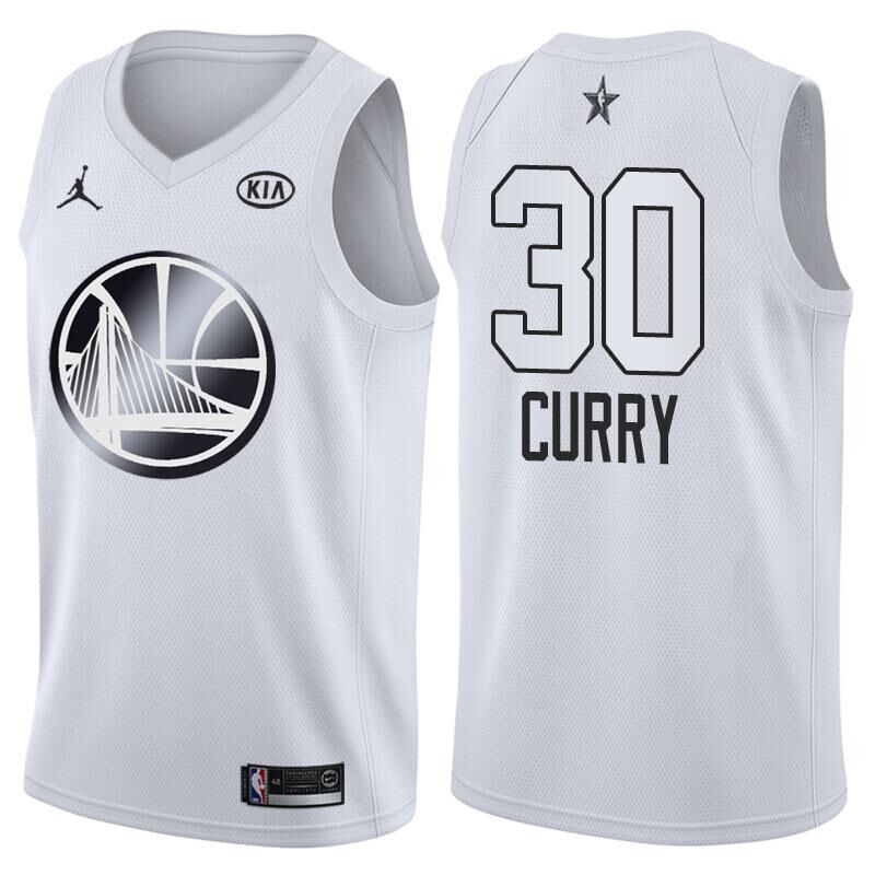 2018 All Star Game jersey #30 Stephen Curry White jersey