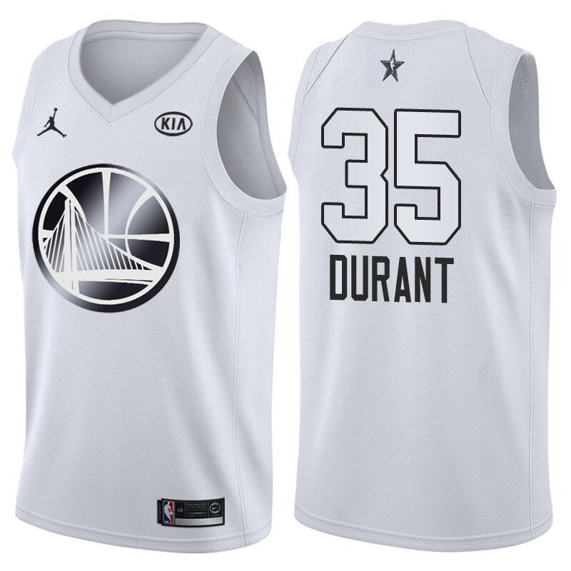 2018 All Star Game jersey #35 Kevin Durant White jersey