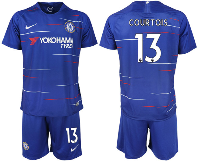 2019 19 Chelsea FC 13 COUTOIS Home Soccer Jersey