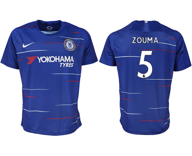 2019 19 Chelsea FC 5 ZOUMA Home Thailand Soccer Jersey