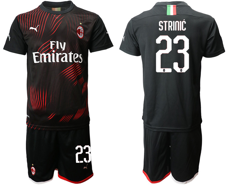 2019 20 AC Milan 23 STRINIC Third Away Soccer Jersey