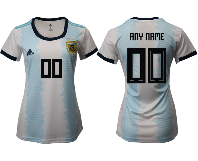 2019 20 Argentina Customized Home Women Soccer Jersey