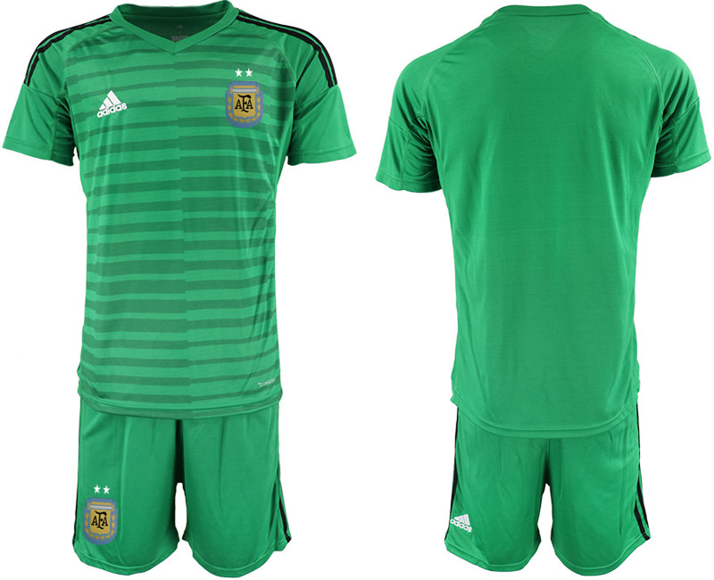 2019 20 Argentina Green Goalkeeper Soccer Jerseys