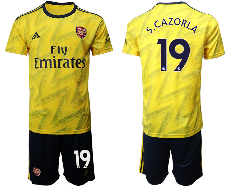 2019 20 Arsenal 19 S.CAZORLA Away Soccer Jersey