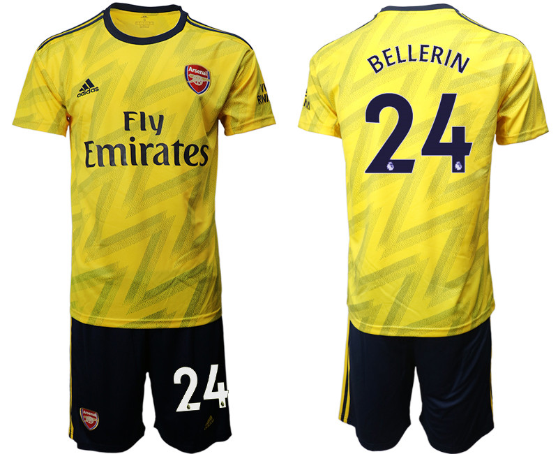 2019 20 Arsenal 24 BELLERIN Away Soccer Jersey