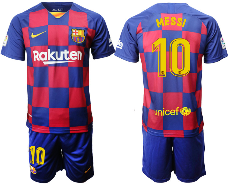 2019 20 Barcelona 10 MESSI Home Soccer Jersey