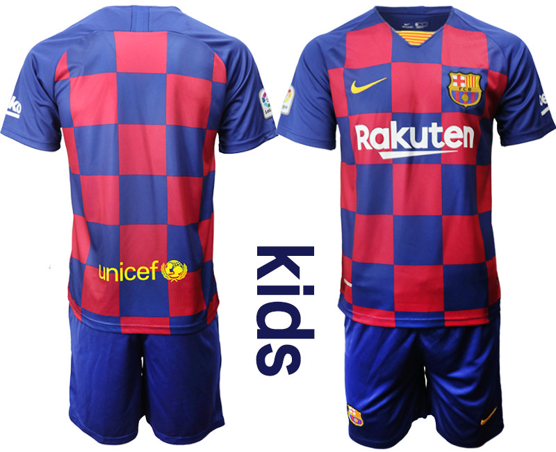2019 20 Barcelona Youth Home Soccer Jersey