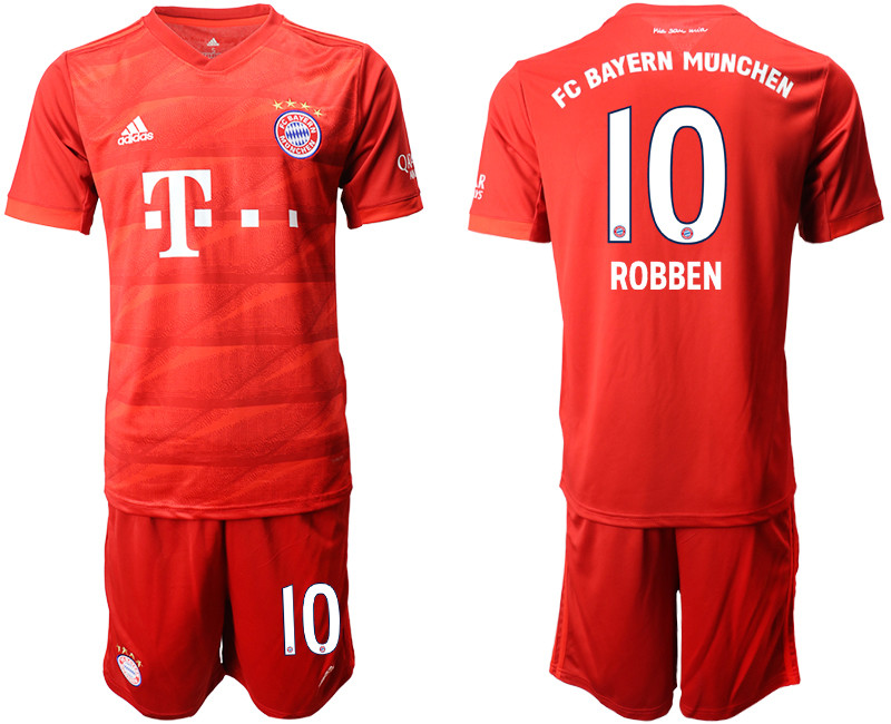 2019 20 Bayern Munchen 10 ROBBEN Home Soccer Jersey