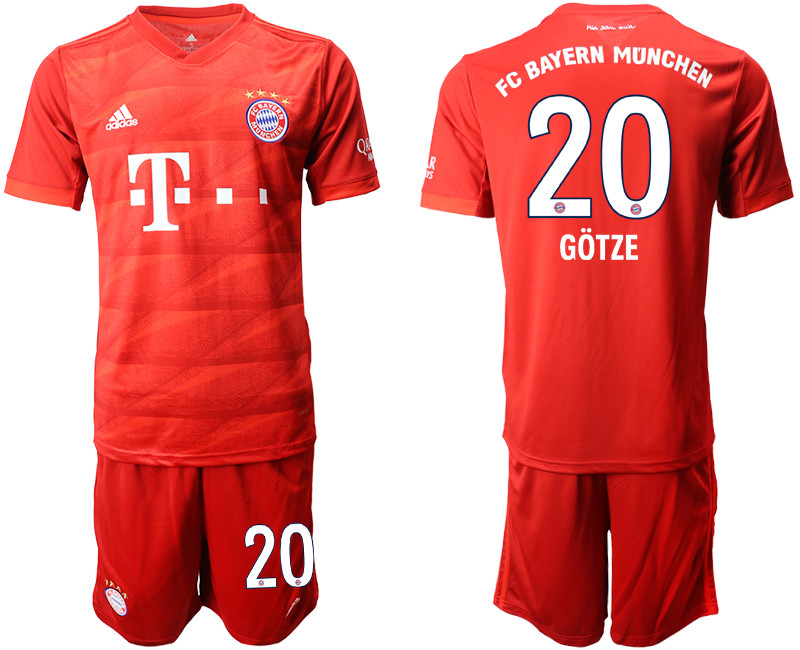 2019 20 Bayern Munchen 20 GOTZE Home Soccer Jersey