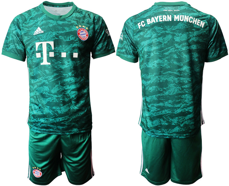 2019 20 Bayern Munchen Green Goalkeepe Soccer Jerseys