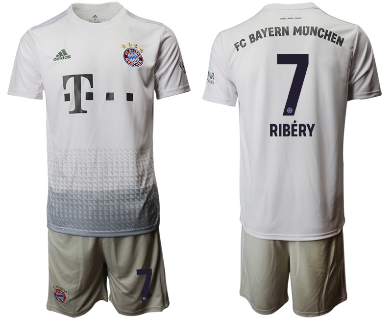 2019 20 Bayern Munich 7 RIBERY Away Soccer Jersey