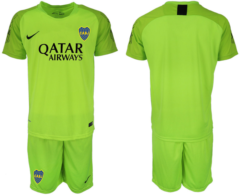 2019 20 Boca Juniors Fluorescent Green Goalkeeper Soccer Jerseys
