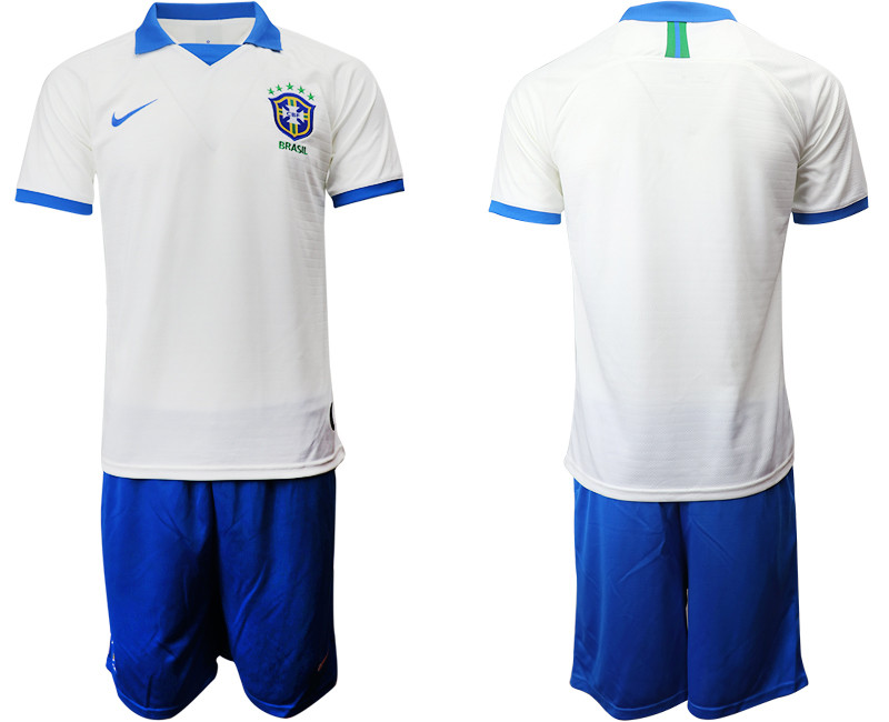 2019 20 Brazil White Special Edition Soccer Jersey