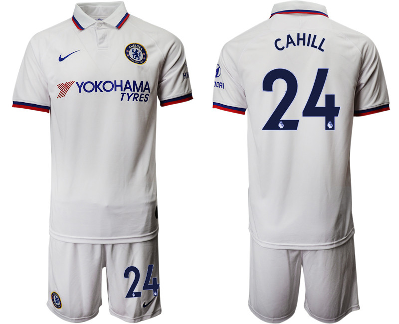 2019 20 Chelsea 24 CAHILL Away Soccer Jersey