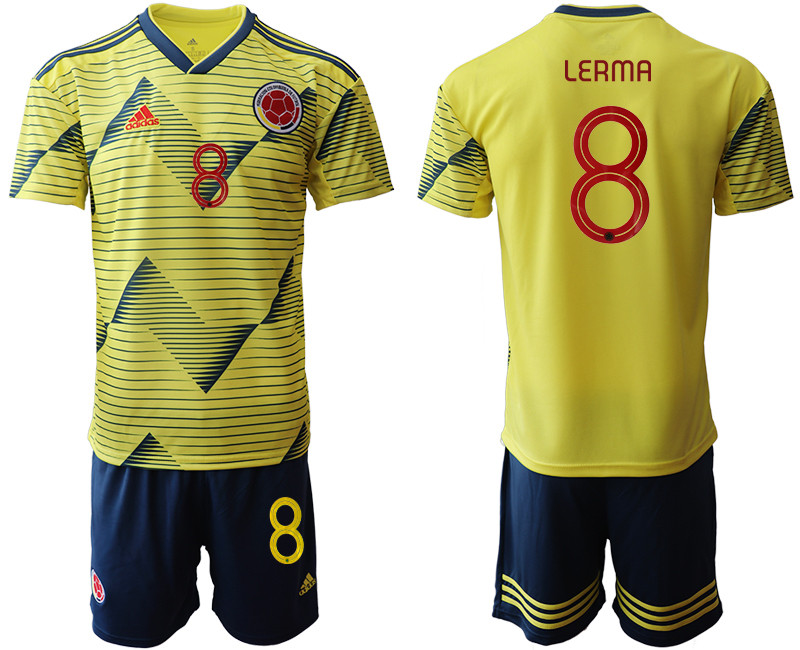 2019 20 Colombia 8 LERMA Home Soccer Jersey