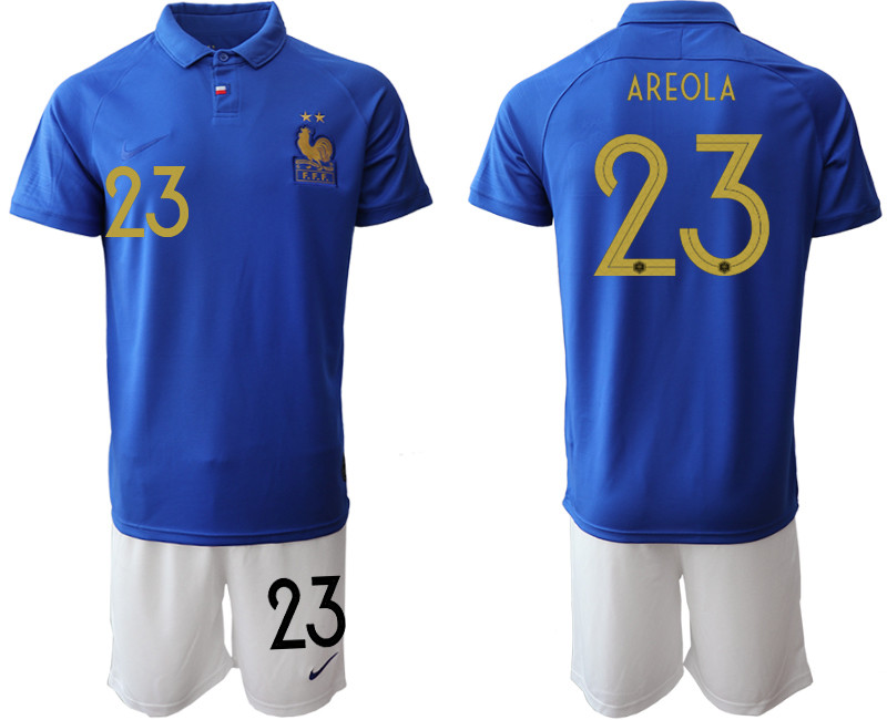2019 20 France 23 AREOLA 100th Commemorative Edition Soccer Jersey