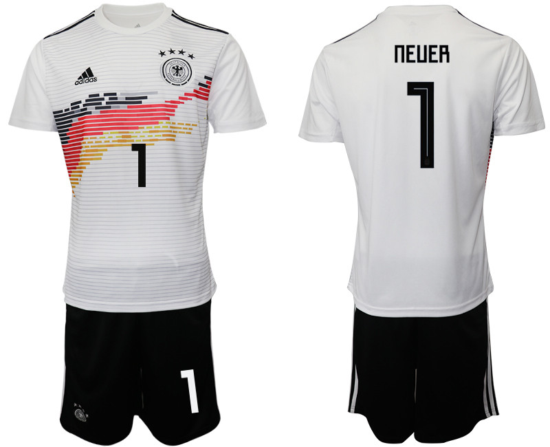 2019 20 Germany 1 NEUER Home Soccer Jersey