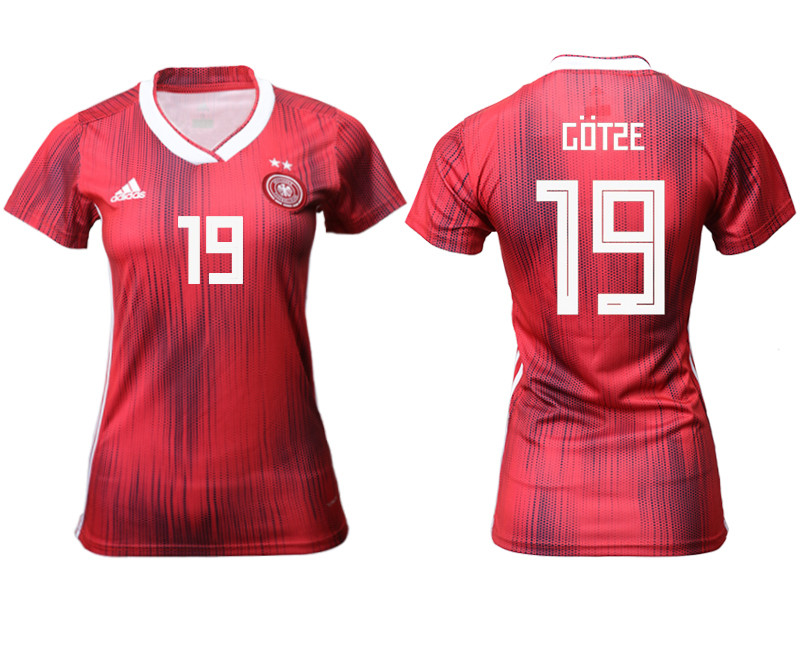 2019 20 Germany 19 COTSE Away Women Soccer Jersey