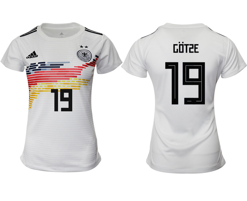 2019 20 Germany 19 GOTSE Home Women Soccer Jersey