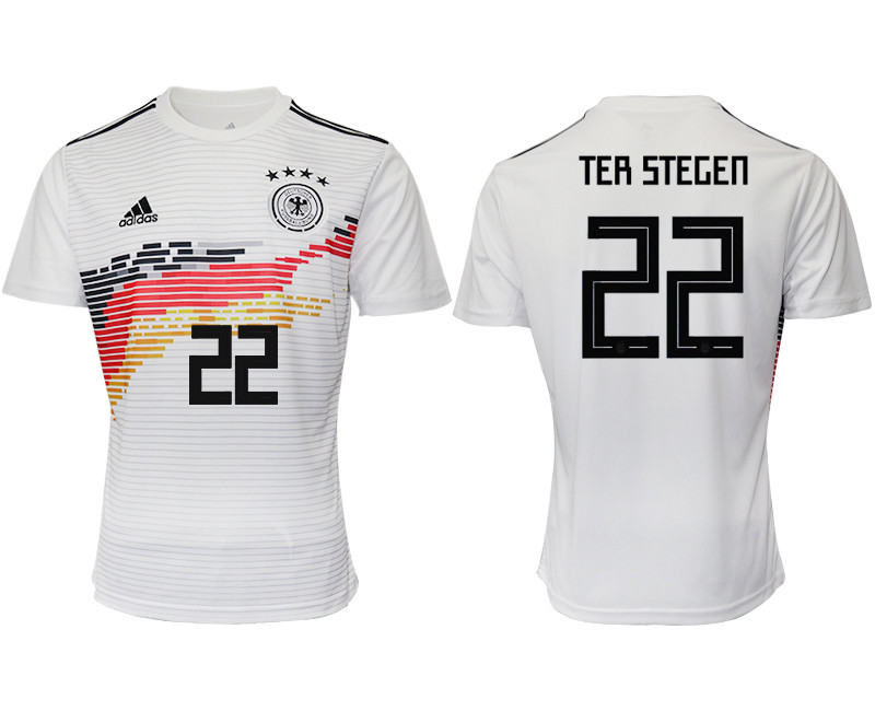 2019 20 Germany 22 TER STEGEN Home Thailand Soccer Jersey