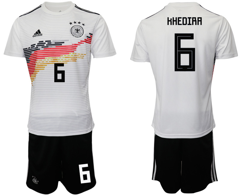 2019 20 Germany 6 HHEDIRA Home Soccer Jersey