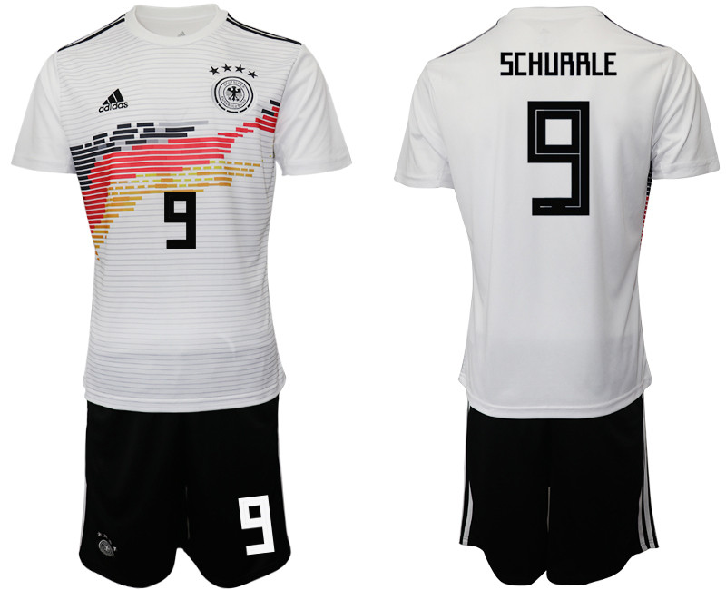 2019 20 Germany 9 SCHURRLE Home Soccer Jersey