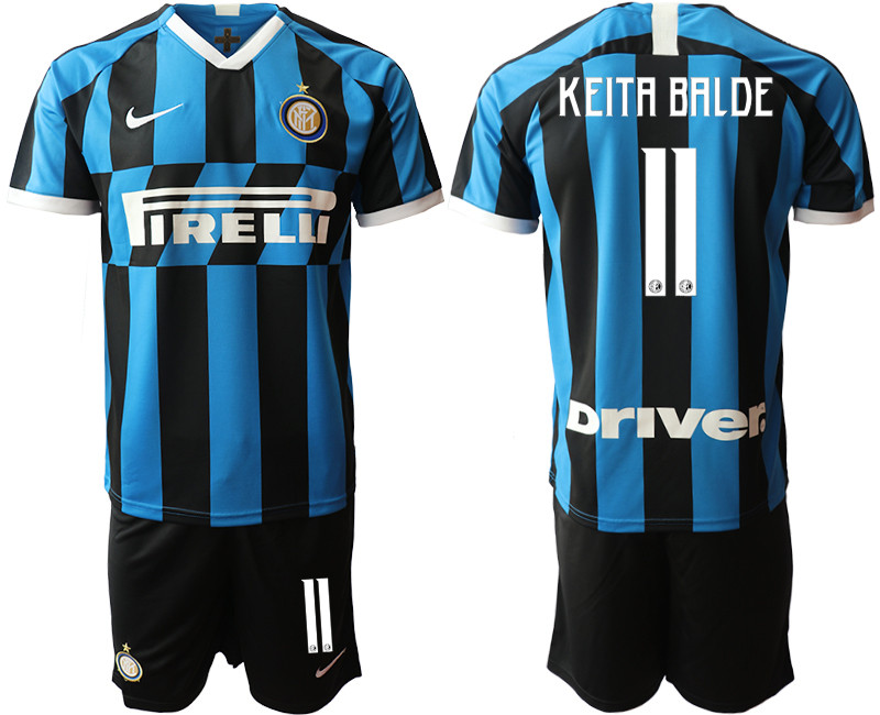 2019 20 Inter Milan 11 KEITA BALDE Home Soccer Jersey