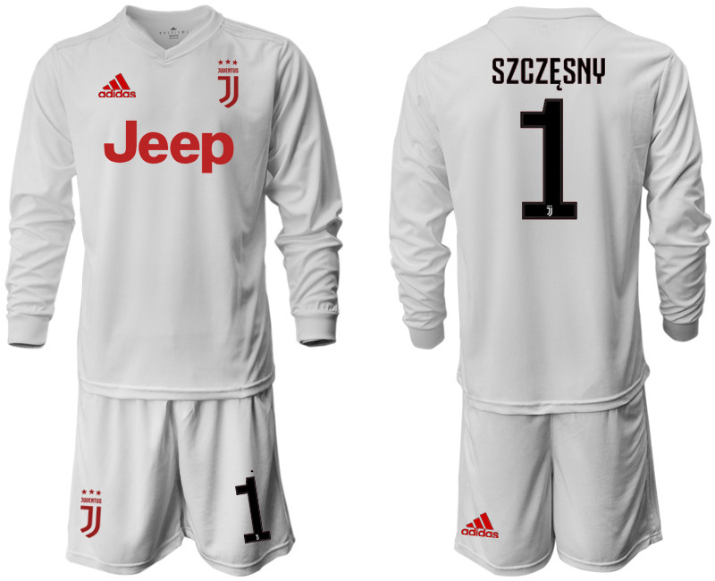 2019 20 Juventus 1 SZCZESNY Long Sleeve Away Soccer Jersey