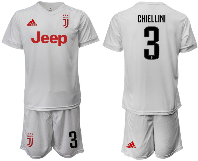 2019 20 Juventus 3 CHIELLINI Away Soccer Jersey