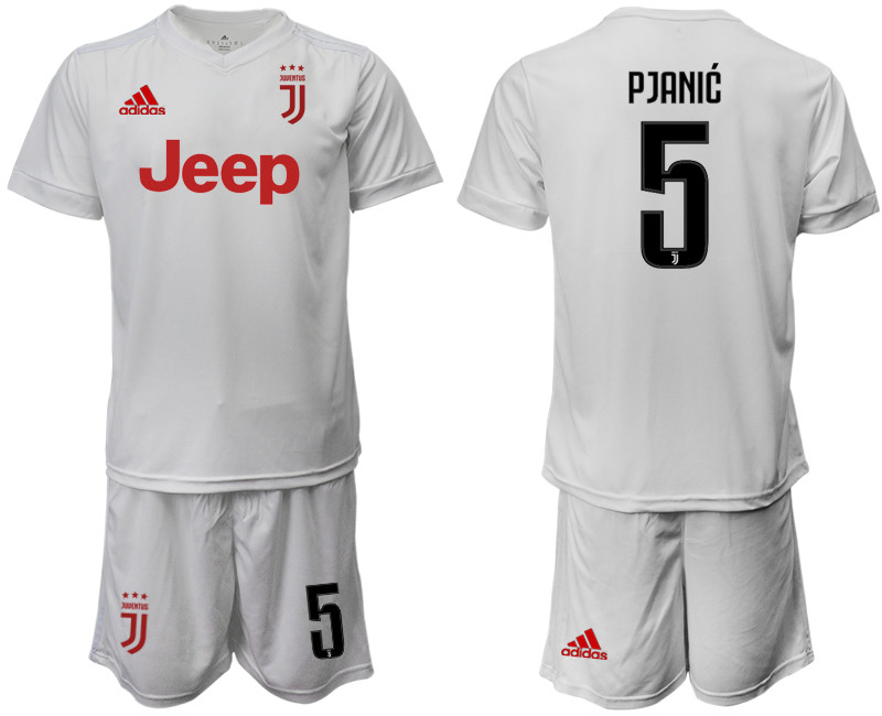 2019 20 Juventus 5 PJANIC Away Soccer Jersey