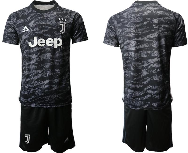 2019 20 Juventus Black Goalkeepe Soccer Jersey