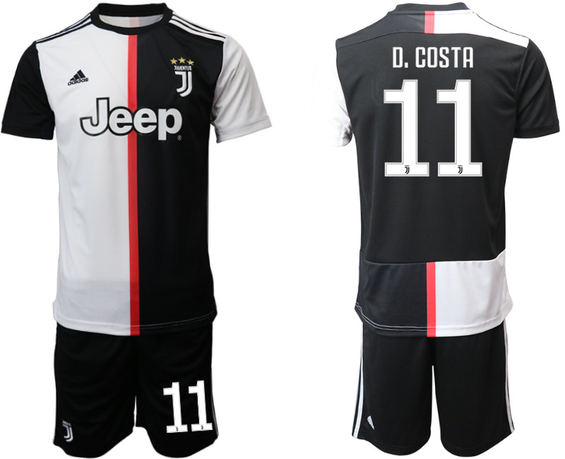2019 20 Juventus FC 11 D. COSTA Home Soccer Jersey