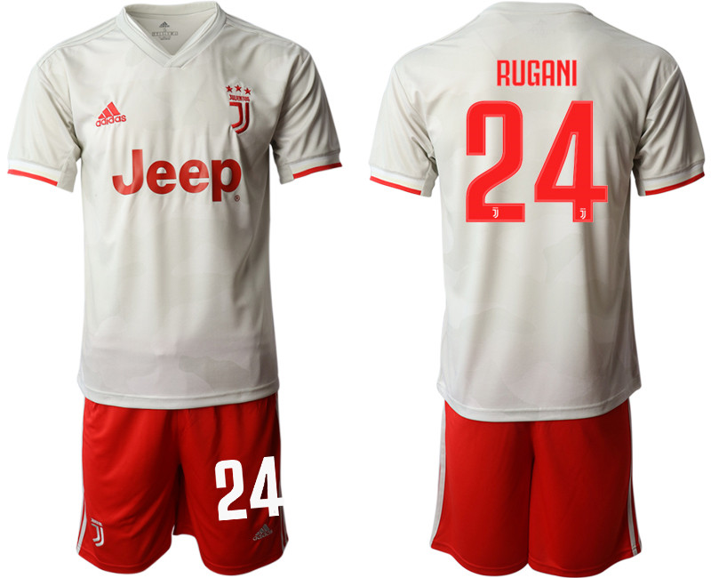2019 20 Juventus FC 24 RUGANI Away Soccer Jersey