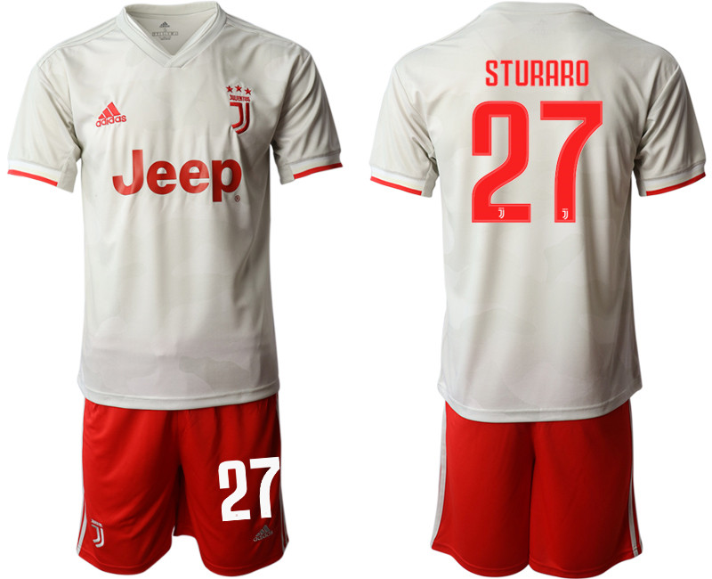 2019 20 Juventus FC 27 STURARO Away Soccer Jersey