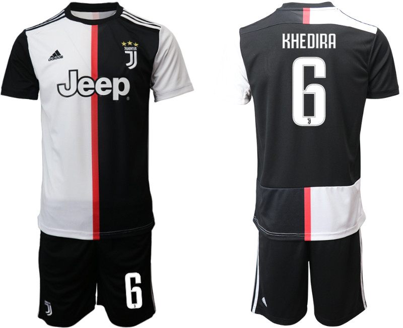 2019 20 Juventus FC 6 KHEDIRA Home Soccer Jersey