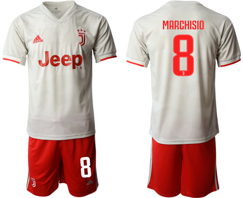 2019 20 Juventus FC 8 MARCHISIO Away Soccer Jersey