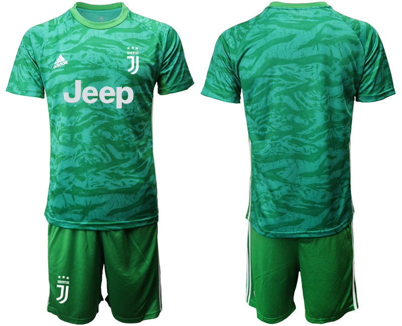 2019 20 Juventus Green Goalkeeper Soccer Jersey