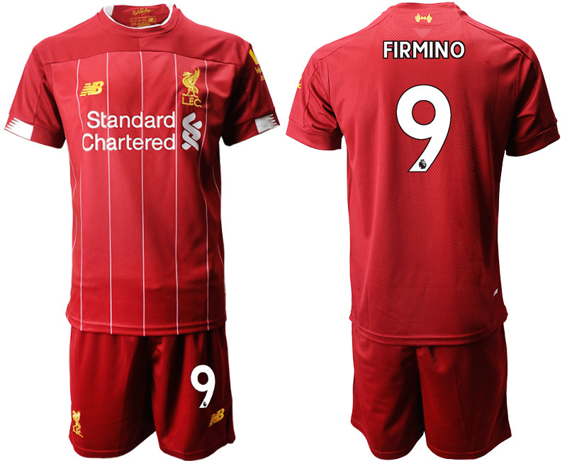 2019 20 Liverpool 9 FIRMINO Home Soccer Jersey