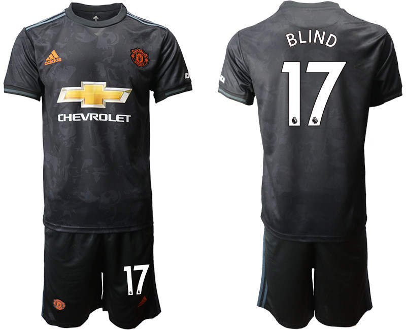 2019 20 Manchester United 17 BLIND Third Away Soccer Jersey