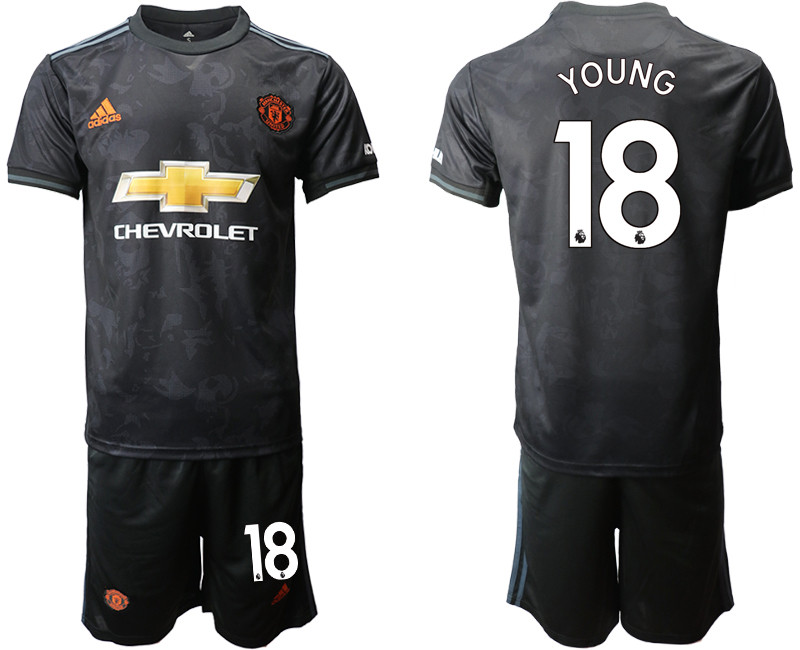 2019 20 Manchester United 18 YOUNG Third Away Soccer Jersey