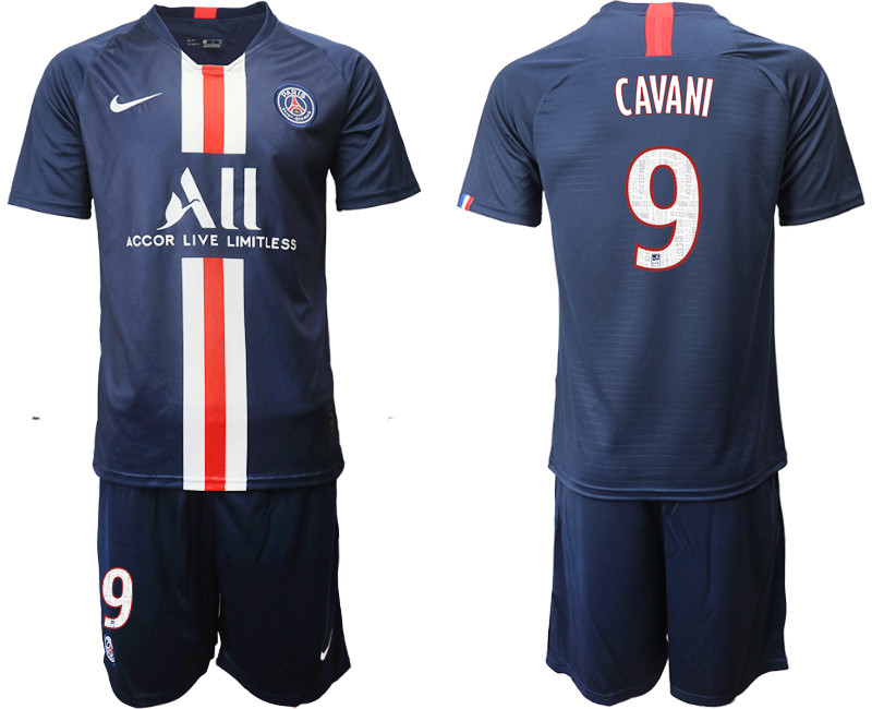 2019 20 Paris Saint Germain 9 CAVANI Home Soccer Jersey