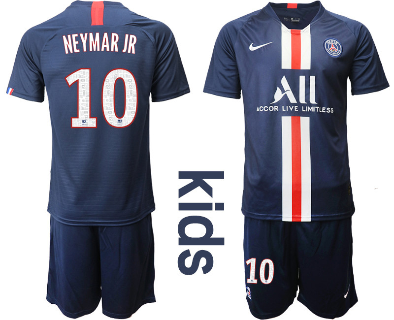 2019 20 Paris St Germain 10 NEYMAR JR Home Youth Soccer Jersey