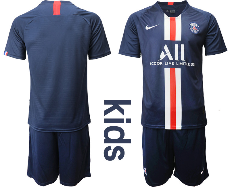 2019 20 Paris St Germain Home Youth Soccer Jersey