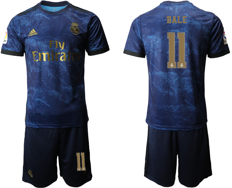 2019 20 Real Madrid 11 BALE Third Away Soccer Jersey