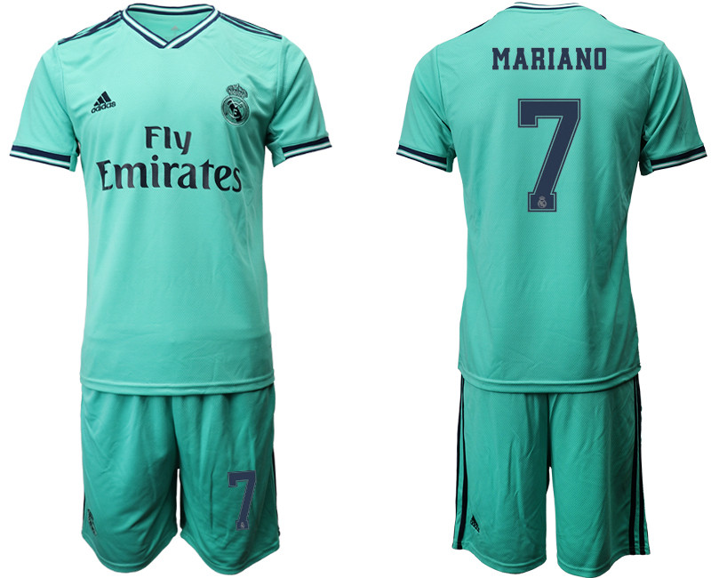 2019 20 Real Madrid 7 MARIANO Third Away Soccer Jersey