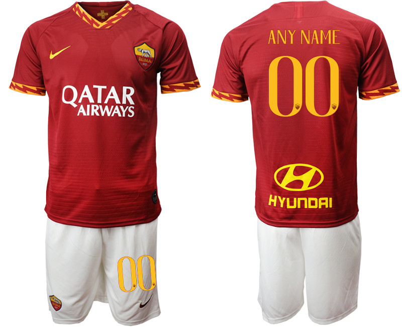 2019 20 Roma Customized Home Soccer Jersey