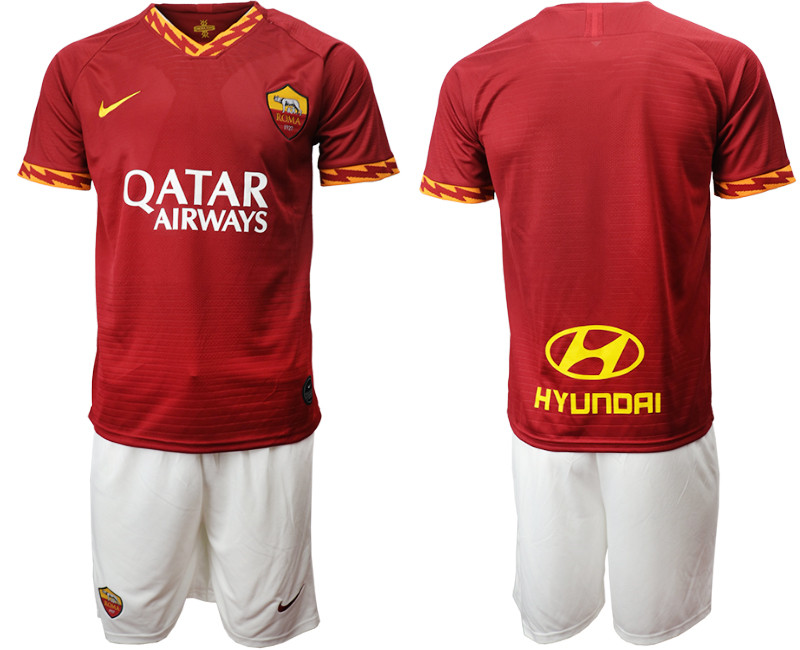 2019 20 Roma Home Soccer Jersey